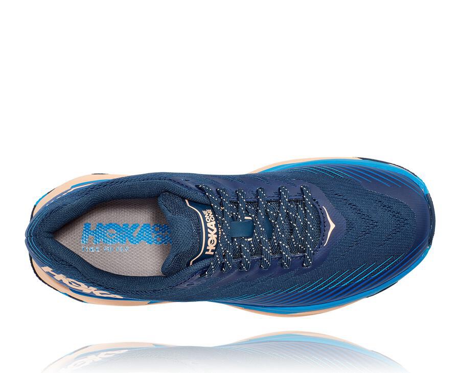 Hoka One One Trainers Womens Blue - Torrent 2 - 03749LTBG